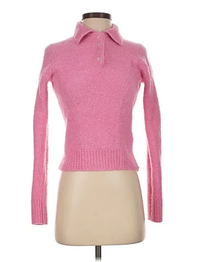 Pre-owned Samsoe & Samsoe Turtleneck Sweater In Pink