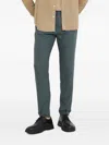 Samsoe & Samsoe Twill Trousers In Green