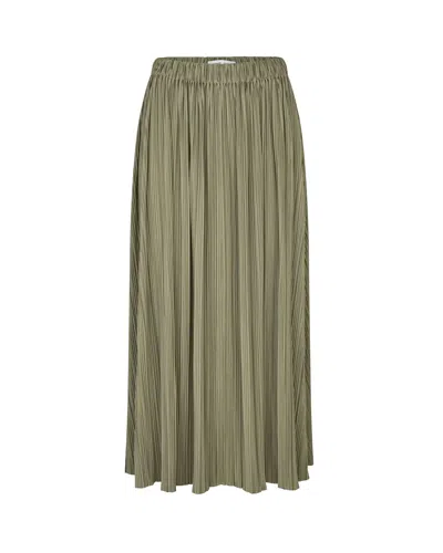 Samsoe & Samsoe Uma Overland Trek Skirt In Green