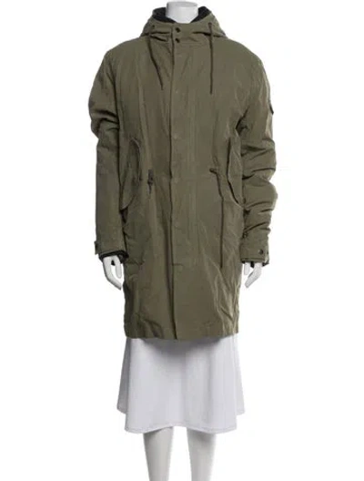 Pre-owned Samsoe & Samsoe Utility Jacket In Green