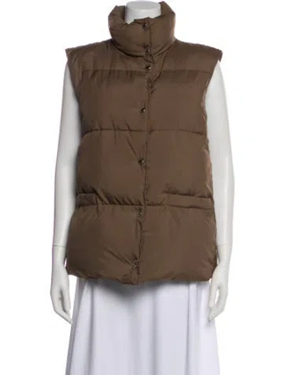 Pre-owned Samsoe & Samsoe Vest In Brown