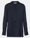 Samsoe & Samsoe Wally Womens Shirt In Blue