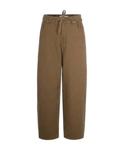 SAMSOE & SAMSOE WASHED OTTER SAHARPER 15803 TROUSERS