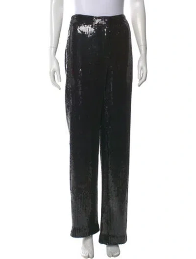 Pre-owned Samsoe & Samsoe Wide Leg Pants In Black