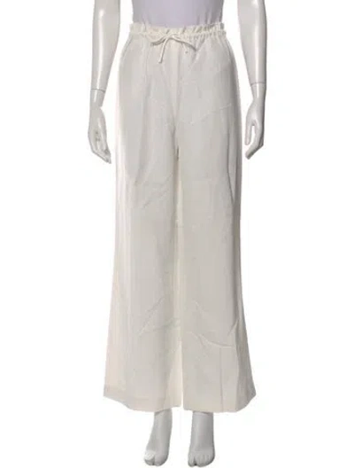 Pre-owned Samsoe & Samsoe Wide Leg Pants W/ Tags In Neutral