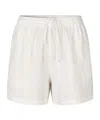 Samsoe & Samsoe Wide-leg Shorts In Neutral