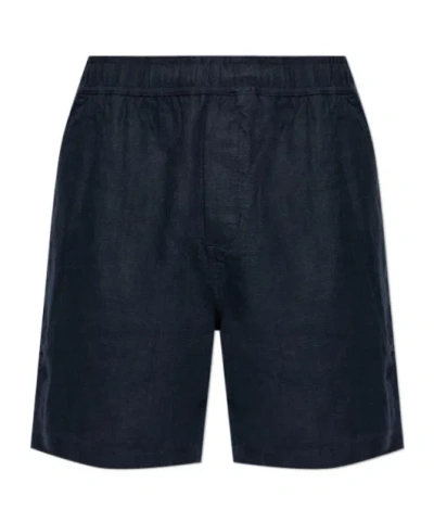 Samsoe & Samsoe Wide Leg Shorts In Blue