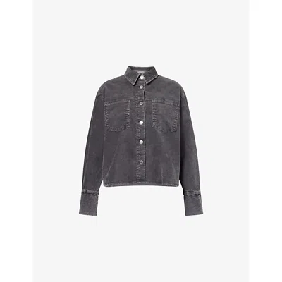 SAMSOE & SAMSOE WOMENS SAMSOE SAMSOE REGULAR-FIT SOFIE COTTON-CORDUROY SHIRT