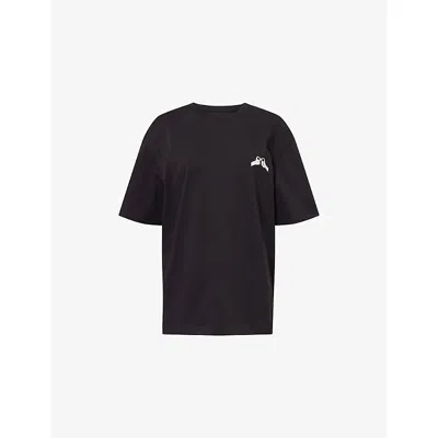 Samsoe & Samsoe Womens Saflorian Graphic-print Cotton-jersey T-shirt To Connect