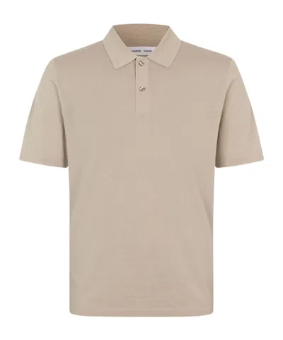 SAMSOE & SAMSOE WOOL POLO SHIRT