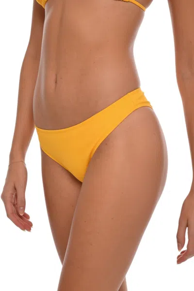 Samsoe & Samsoe Yellow Solid Swimwear
