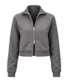 Samsoe & Samsoe Zip Collared Top In Gray