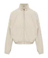 Samsoe & Samsoe Zipper Casual Jacket In Neutral
