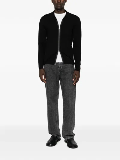 SAMSOE & SAMSOE ZIP-UP CHEST-POCKET CARDIGAN