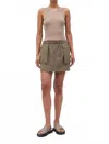 Samsoe Sacress Mini Skirt In Greige In Brown