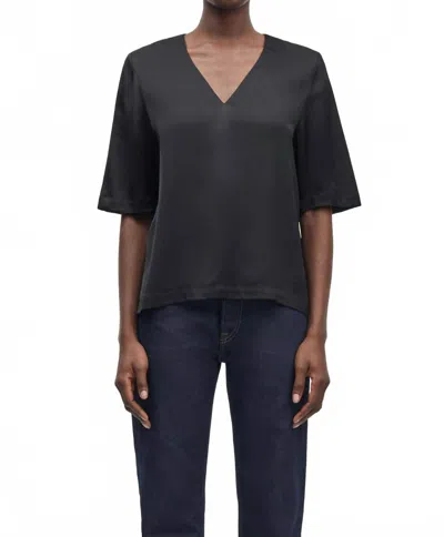 Samsoe Samelinas V Neck Top In Black