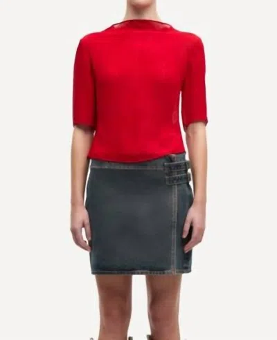 Samsoe Samiller Top In Haute Red