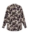 Samsoe & Samsoe Abstract-pattern Print Shirt In Black