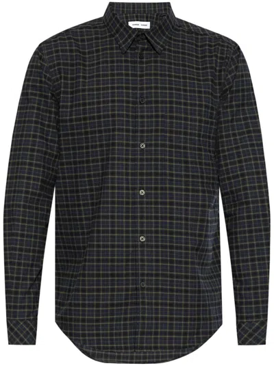 SAMSOE & SAMSOE CHECK-PRINT SHIRT