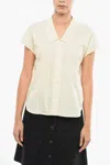 Samsoe & Samsoe Cotton Blend Ylva Sleeveless Shirt In Beige