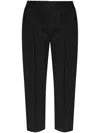 Samsoe & Samsoe Cropped Trousers In Black