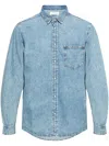 Samsoe & Samsoe Blue / Xl Medium Stone Sadamon Shirt In Blue