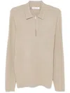 Samsoe & Samsoe Guna Polo Shirt In Neutrals