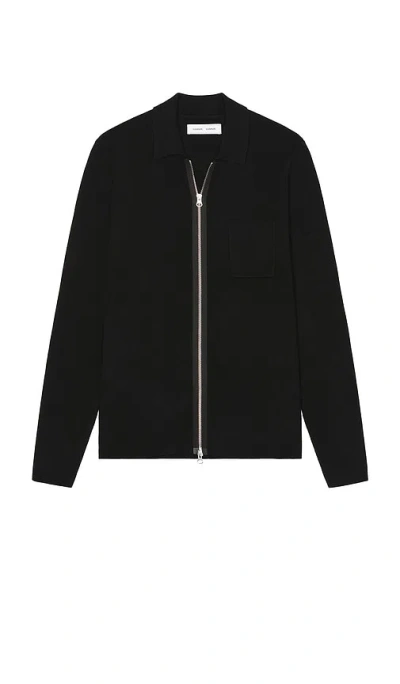 Samsoe & Samsoe Guna Zip Sweater In 黑色