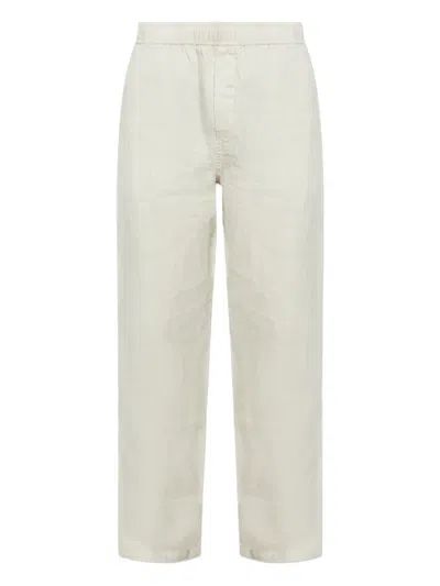 Samsoe & Samsoe Linen Trousers In Neutrals