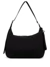 Samsoe & Samsoe Medium Zip-fastening Curved Shoulder Bag In Black