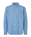 Samsoe & Samsoe Long Sleeve Shirt In Blue