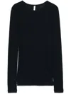 Samsoe & Samsoe Long-sleeve T-shirt In Blue