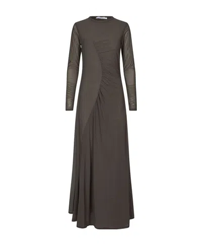 Samsoe & Samsoe Long-sleeved Dress In Black