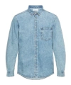 Samsoe & Samsoe Samsoe Samsoe Classic Button In Blue