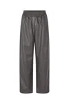 Samsoe & Samsoe Samsoe Samsoe Loose Fit Grey Trousers With Elongated Leg
