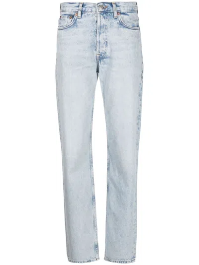 Samsoe & Samsoe Marianne Straight-leg Jeans In Blue