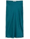 Samsoe & Samsoe Saagneta Midi Skirt In Green