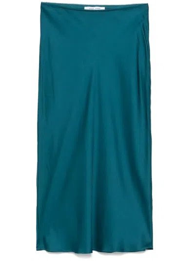 Samsoe & Samsoe Saagneta Midi Skirt In Green