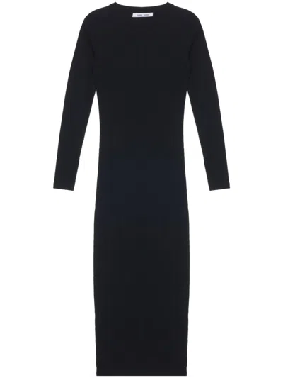 Samsoe & Samsoe Saalexa Midi Dress In Black