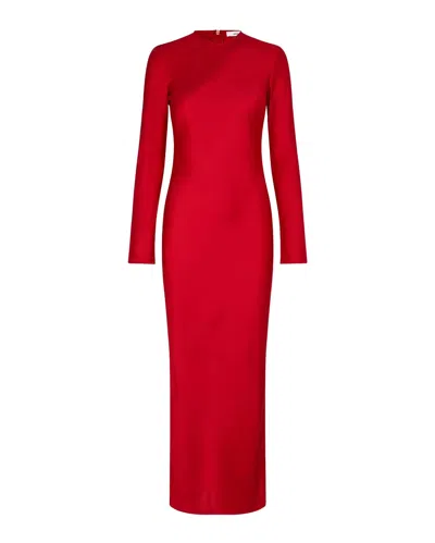 Samsoe & Samsoe Saalina Dress Scarlet Sage In Red