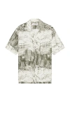Samsoe & Samsoe Saayo X Linen Shirt In Dusty Olive Desert