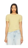Samsoe & Samsoe Sabarbara Tee In Yellow