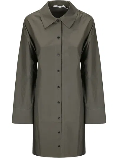 Samsoe & Samsoe Sacata Mini Dress In Green