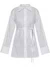 Samsoe & Samsoe Samsoe Samsoe Cinched Back Button In White
