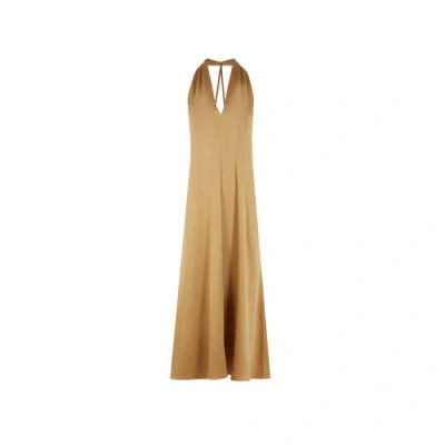 Samsoe & Samsoe Sacille Maxi Dress In Neutral
