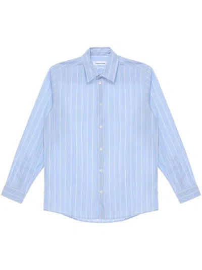 Samsoe & Samsoe Sadamon X Shirt In 蓝色