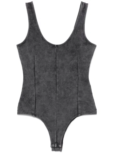 Samsoe & Samsoe Sadevin Bodysuit In Grey