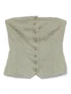 Samsoe & Samsoe Saellena Top In Green