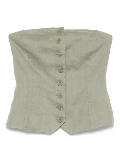 Samsoe & Samsoe Saellena Top In Green