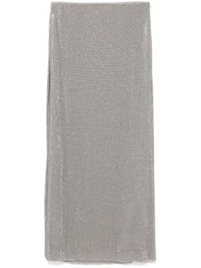 Samsoe & Samsoe Sahannan Maxi Skirt In Grey